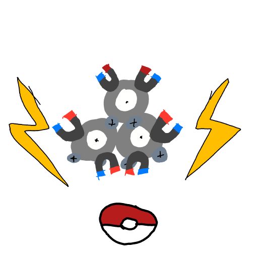 Magneton drawing by ismael