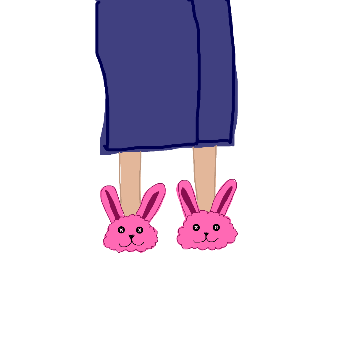 Slippers drawing by wethebambam