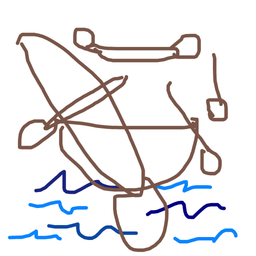 Paddle drawing by brave-super-bliss