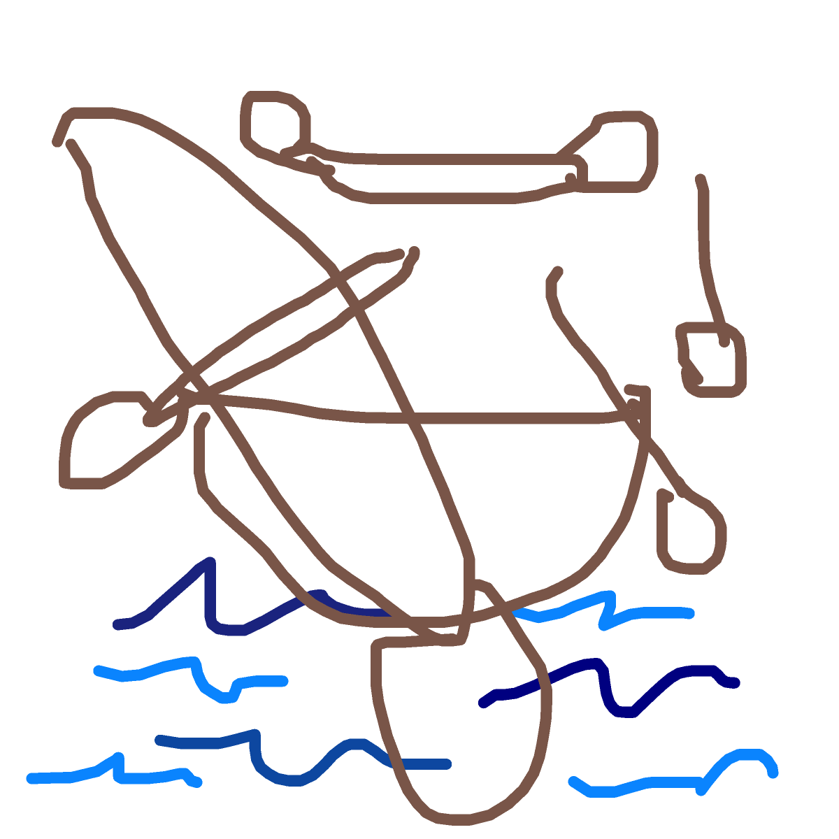 Paddle drawing by brave-super-bliss