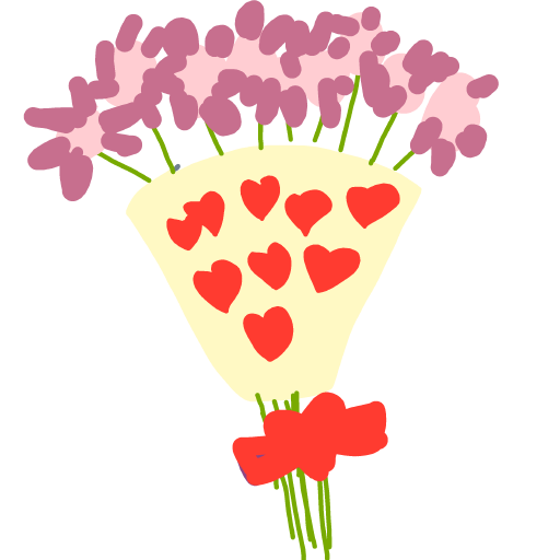 Bouquet drawing by pixel-fine-earth
