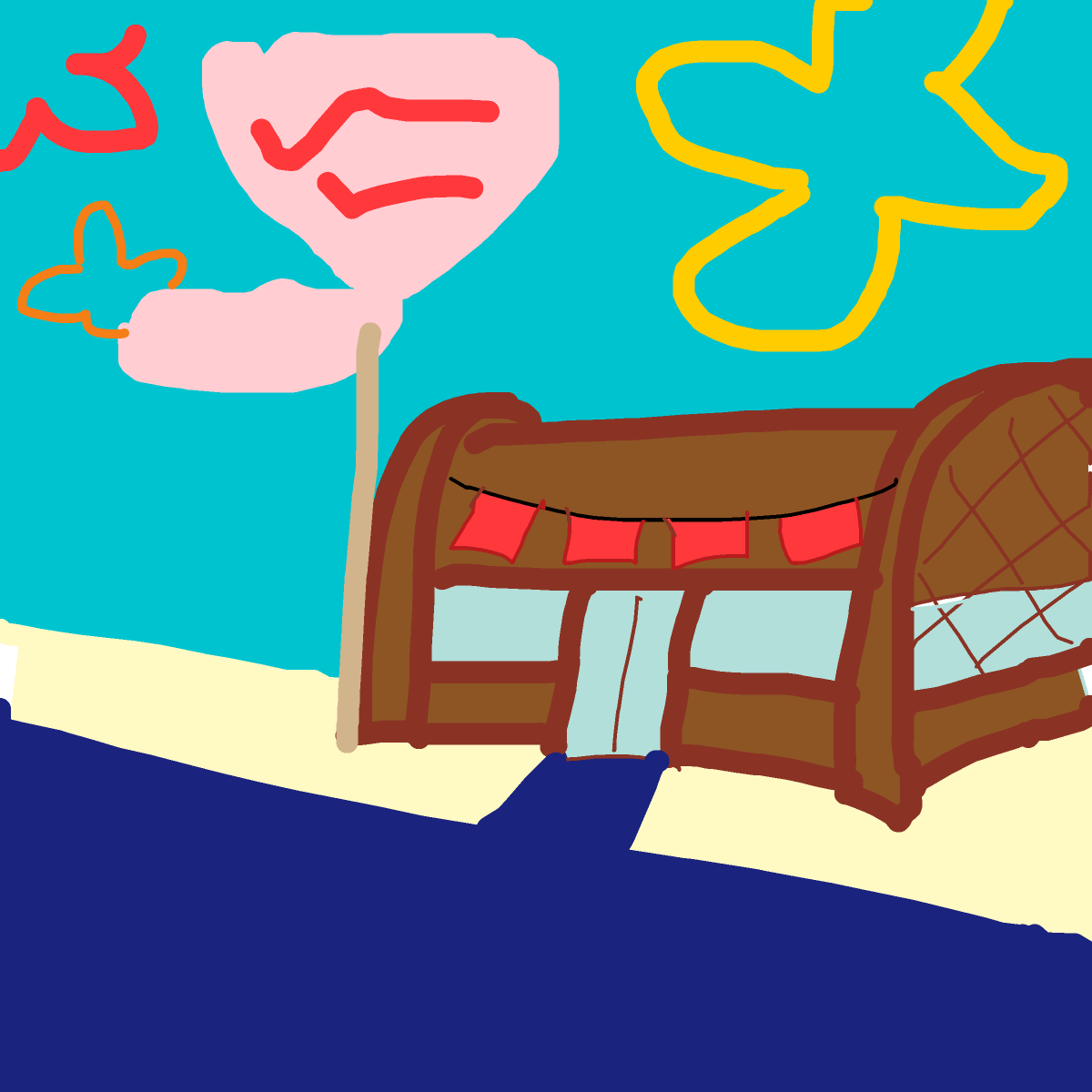 Krusty Krab drawing by hatben