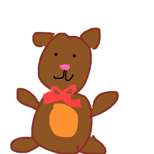 Teddy Bear drawing by tittychakras