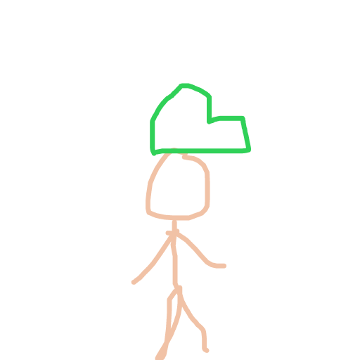 Green Hat drawing by jimboni