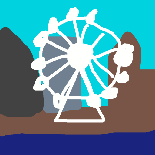 London Eye drawing by knoxy