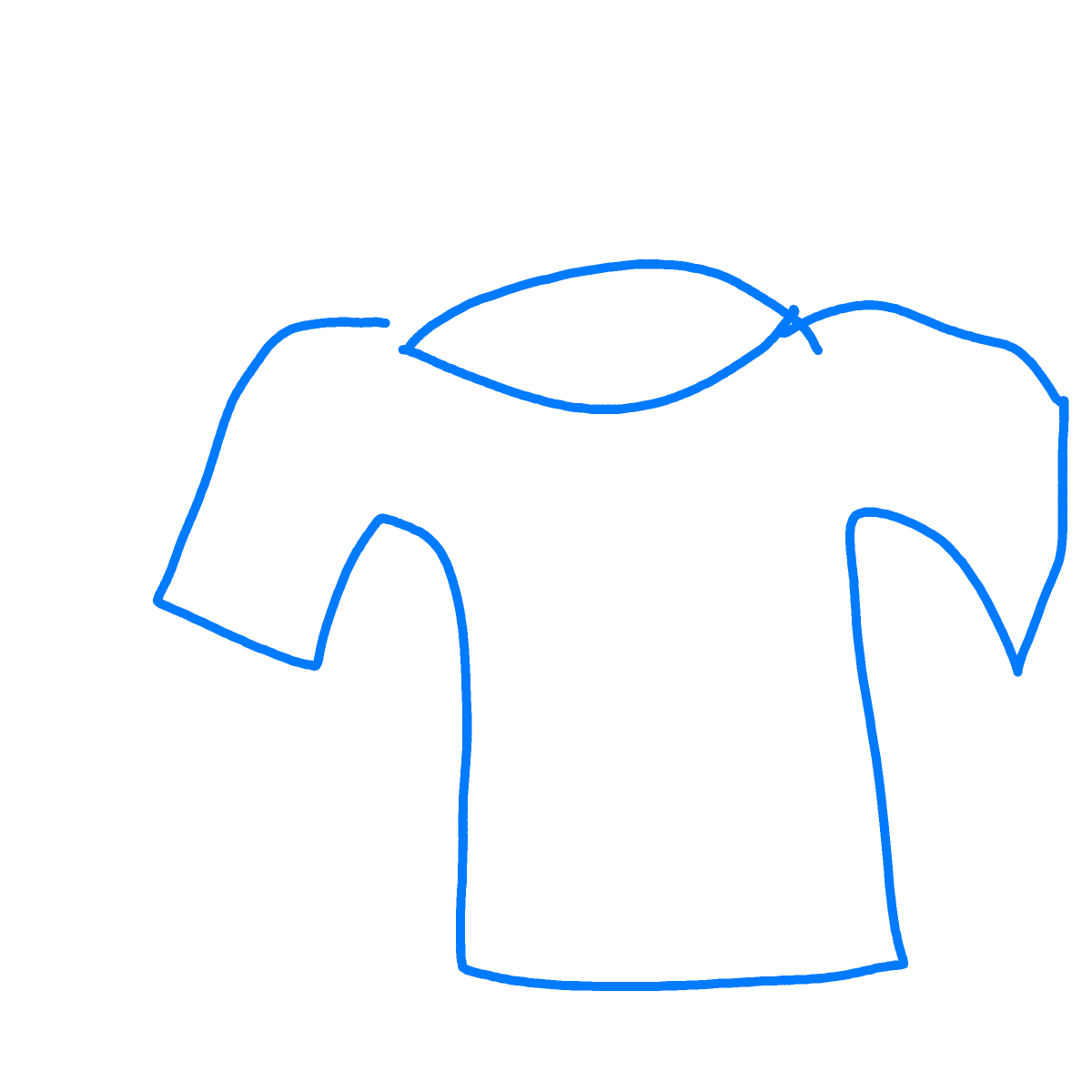 Shirt drawing by coal-mild-peace