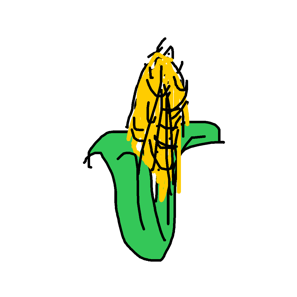 Corn drawing by fire-quick-wheel