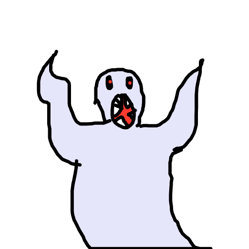 Ghost drawing by eleanor