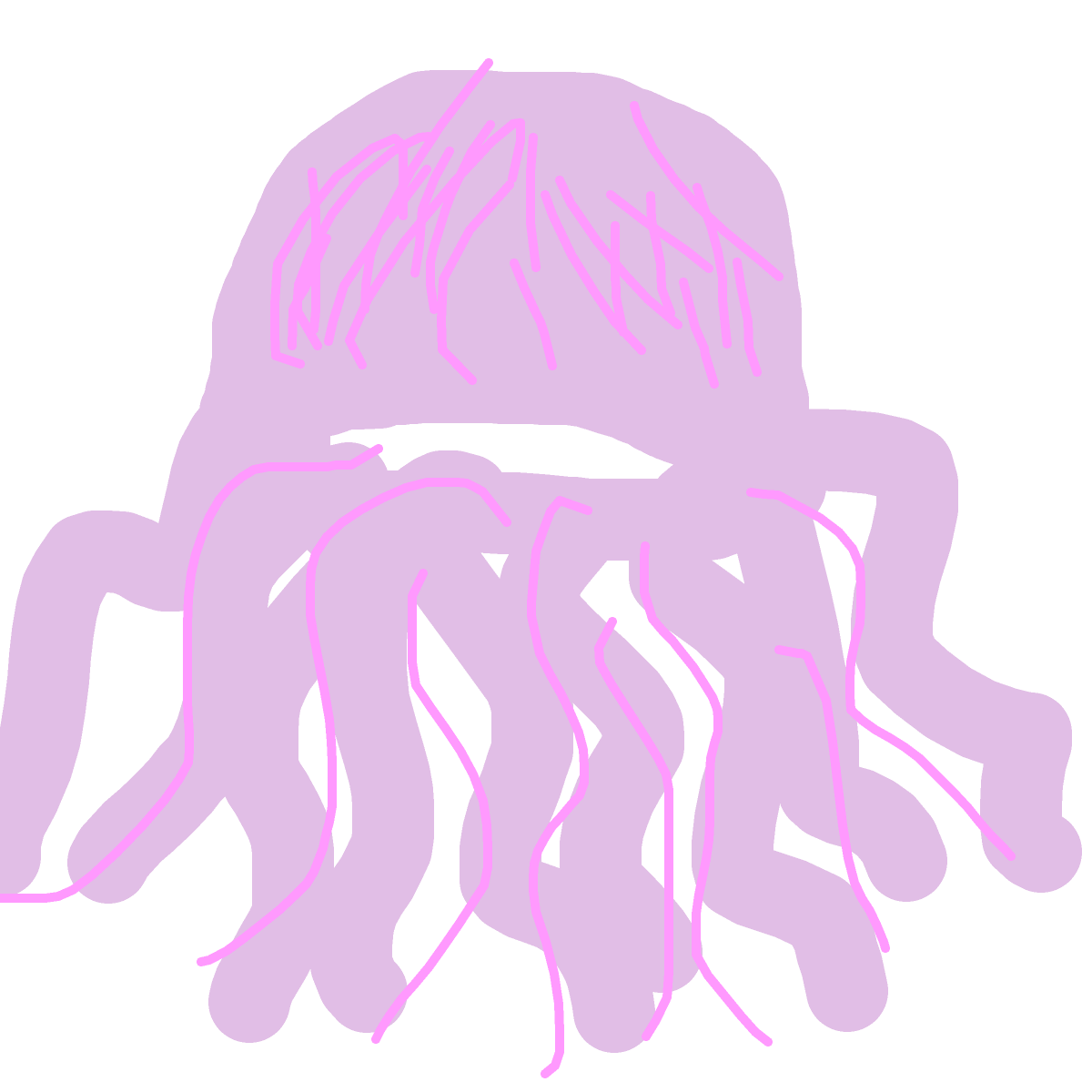 Jellyfish drawing by neesh
