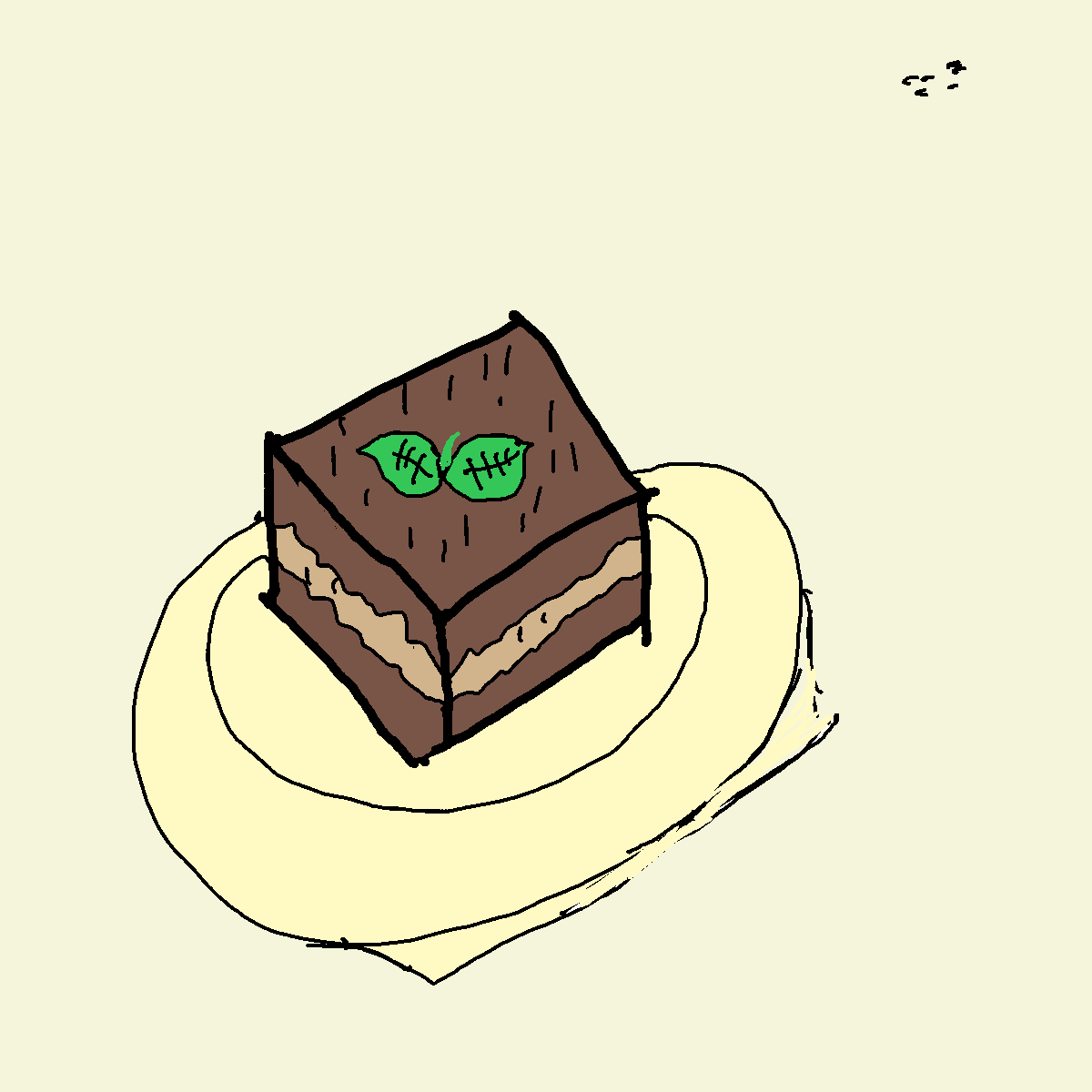 Tiramisu drawing by Meepmorp