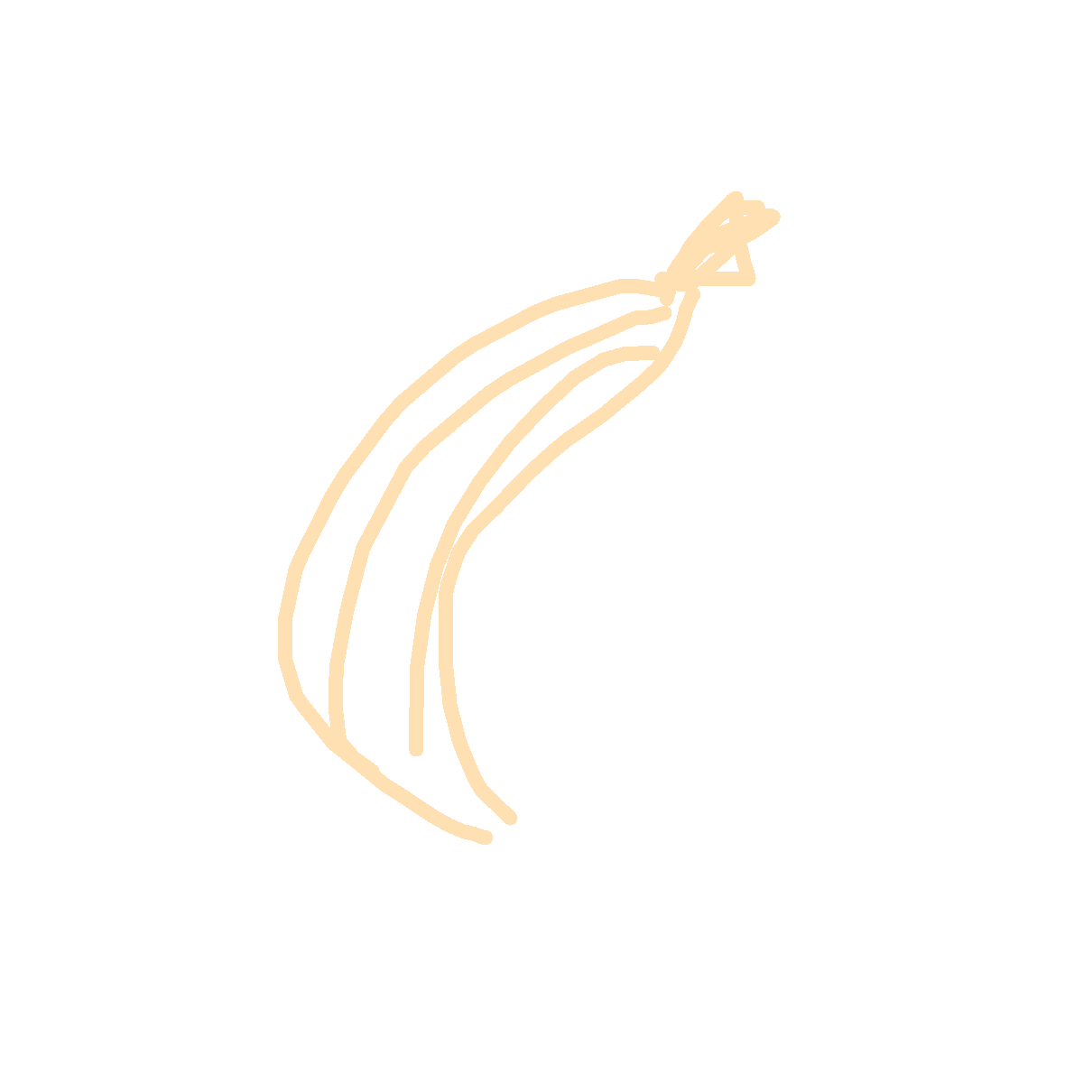 Banana drawing by maite