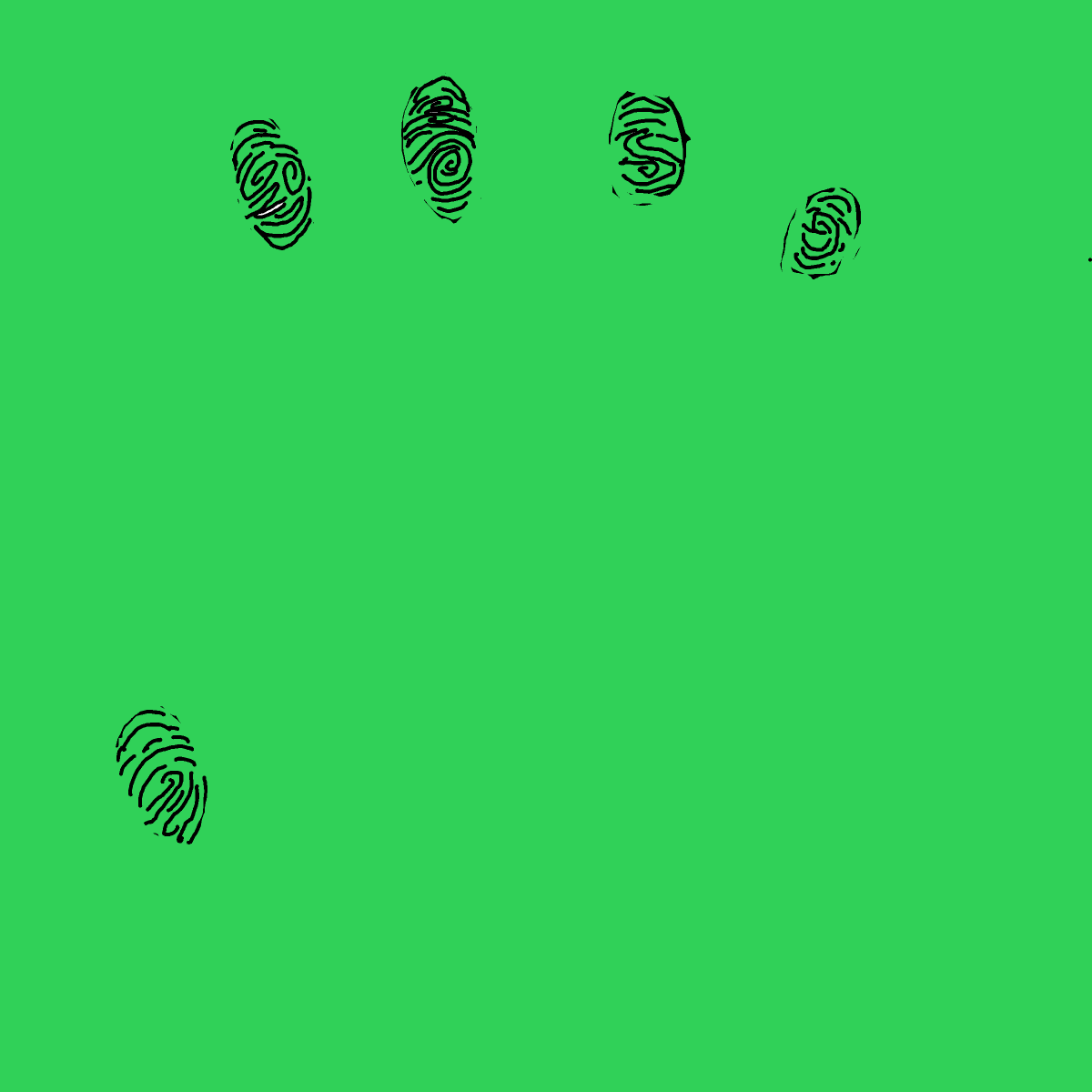 Fingerprint drawing by lala