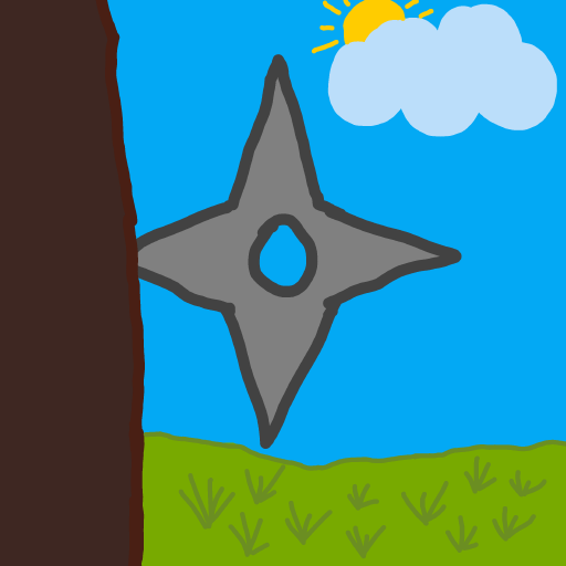 Shuriken drawing by Purokushi