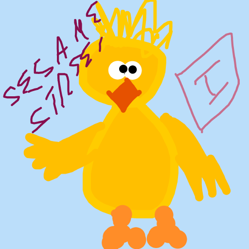 Big Bird drawing by live-quick-flux