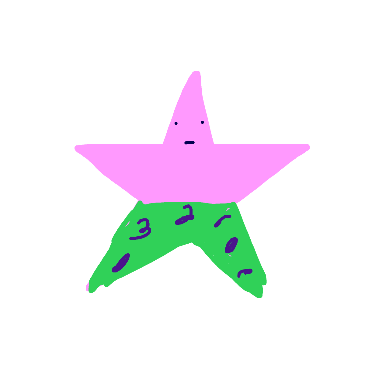 Patrick Star drawing by audrey