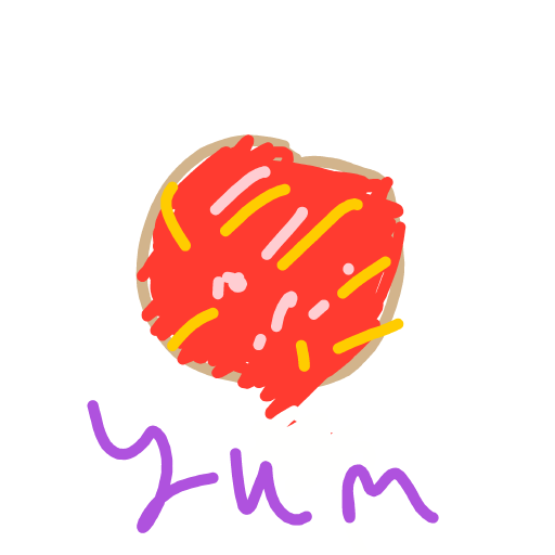 Pizza drawing by ruby