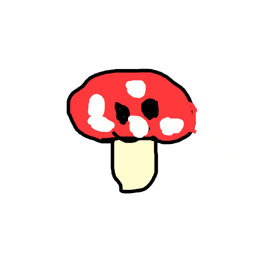 Super Mushroom drawing by draw-sand-peace