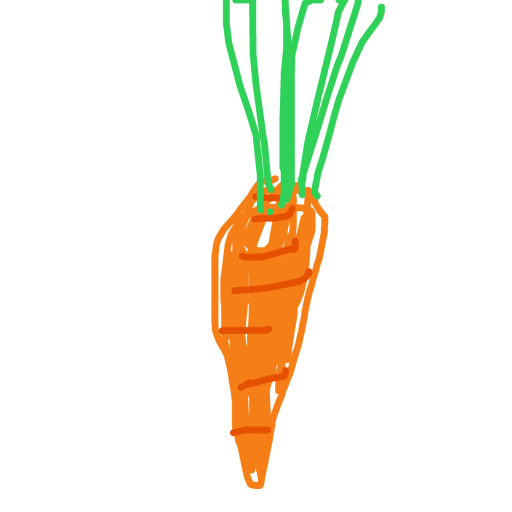 Carrot drawing by vangogh
