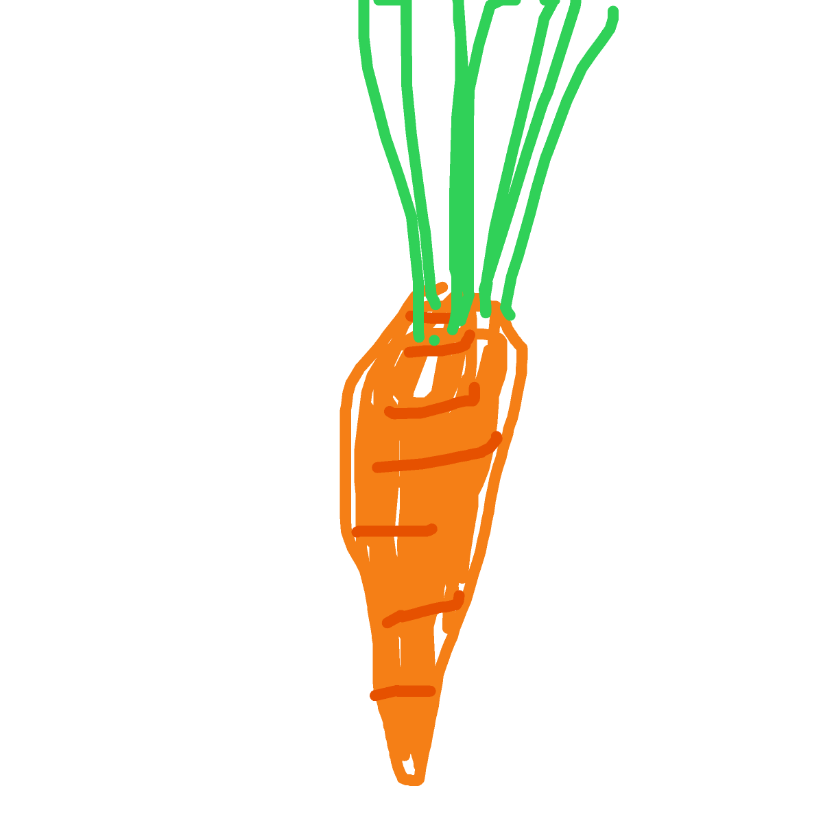 Carrot drawing by vangogh