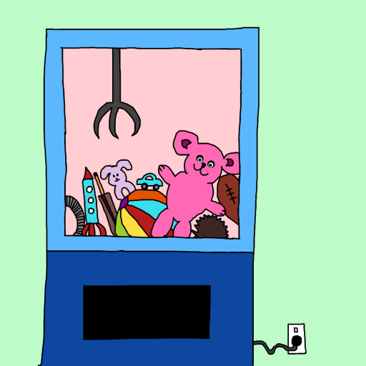 Claw Machine drawing by krissywissy