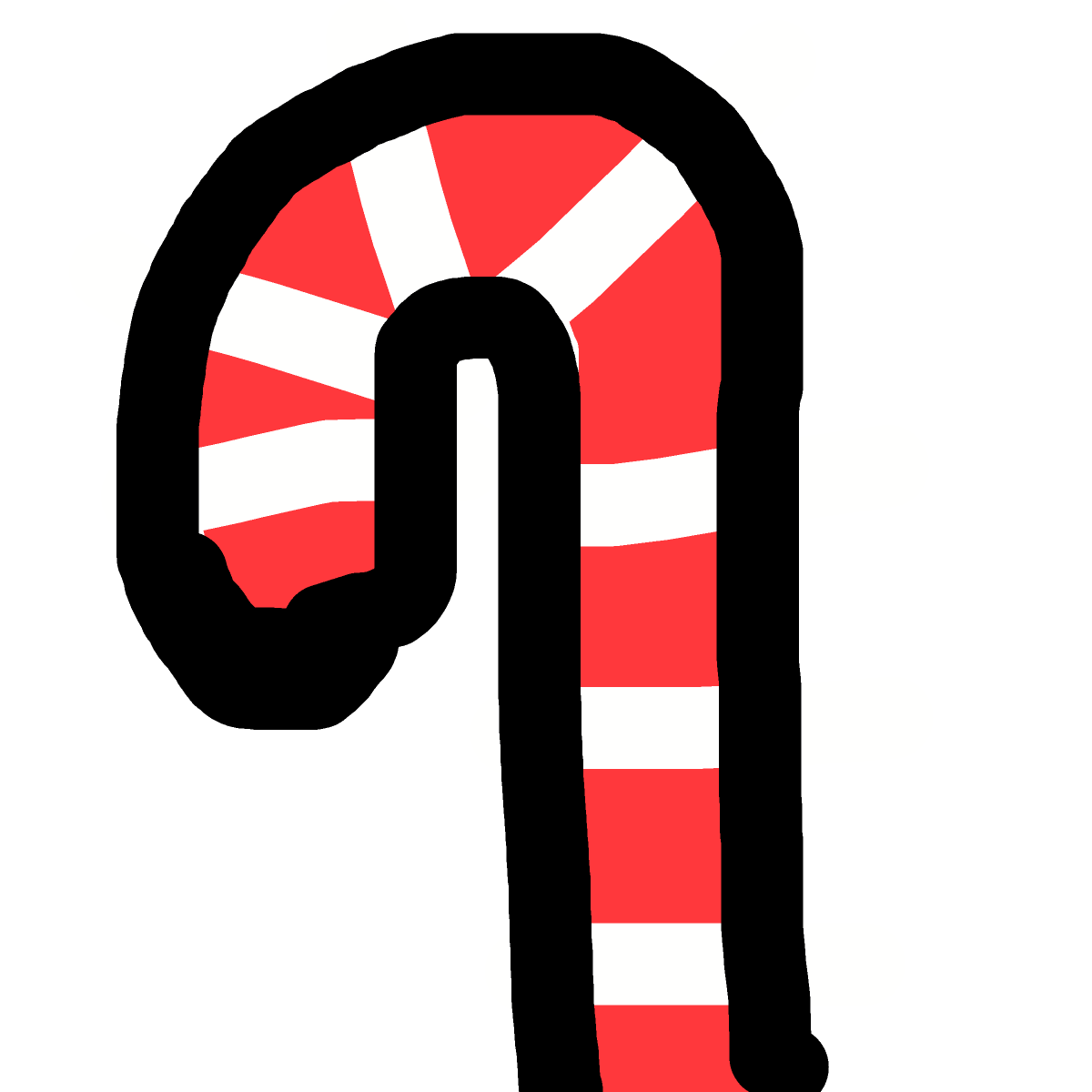 Candy Cane drawing by misha