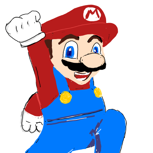 Mario drawing by manders