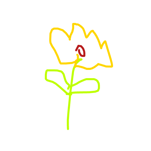 Flower drawing by mjos