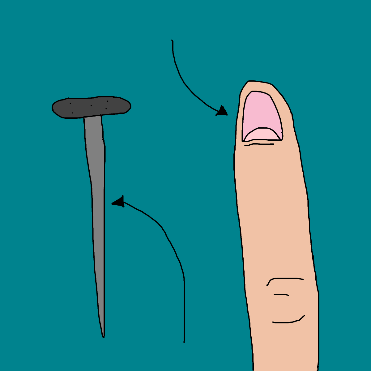 Nail drawing by krissywissy