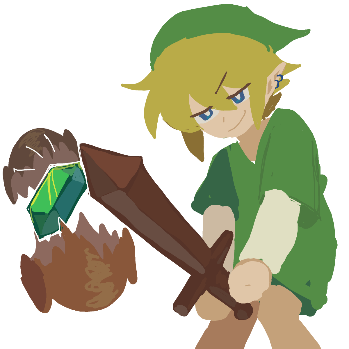 Rupee drawing by loumeister