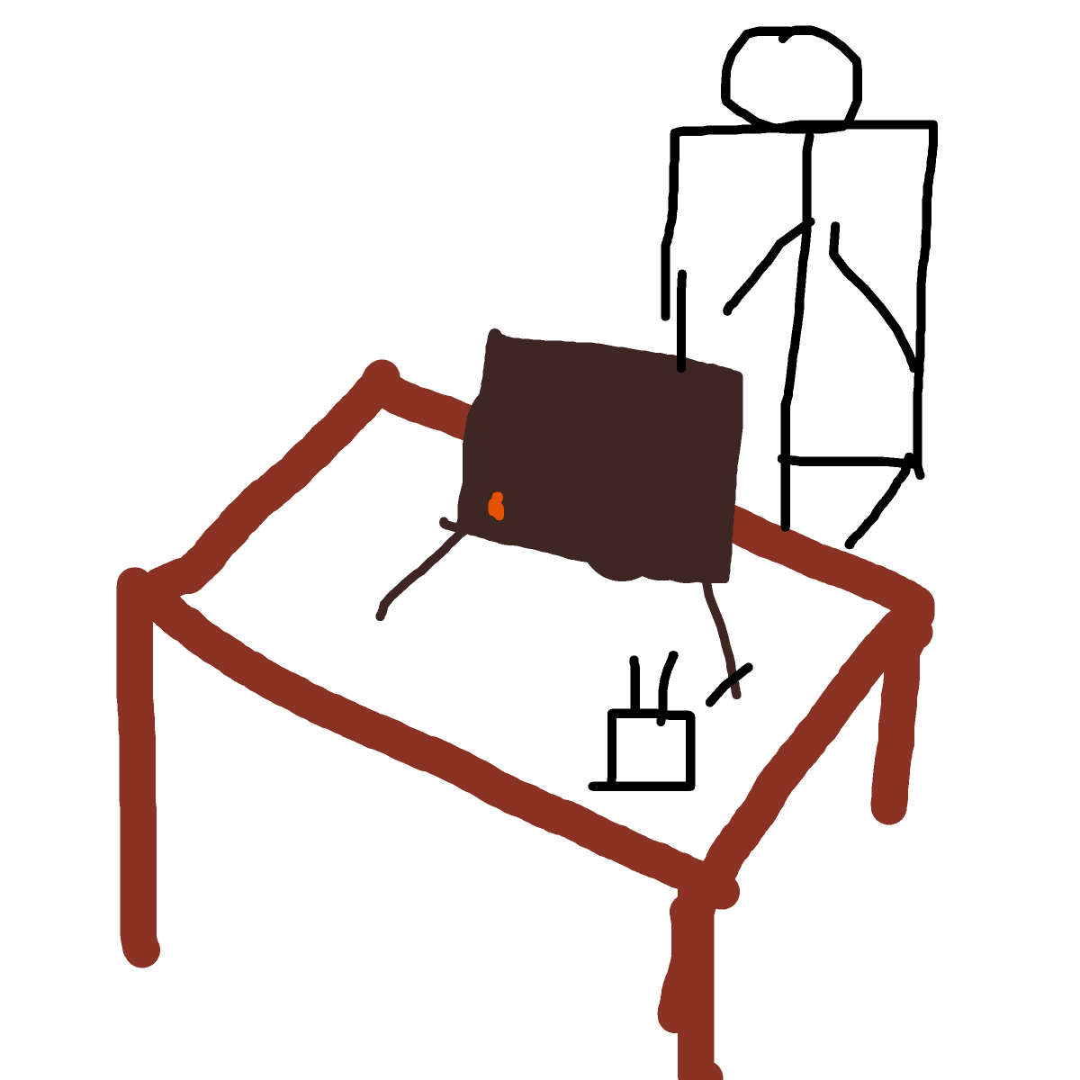 Desk drawing by mikestam195