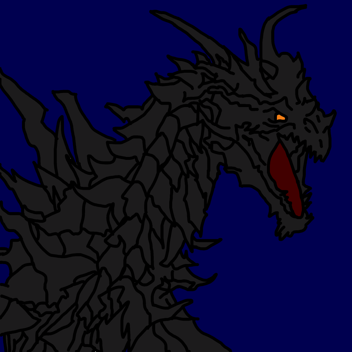 Alduin drawing by monthra