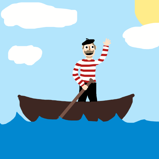 Gondola drawing by jashezilla