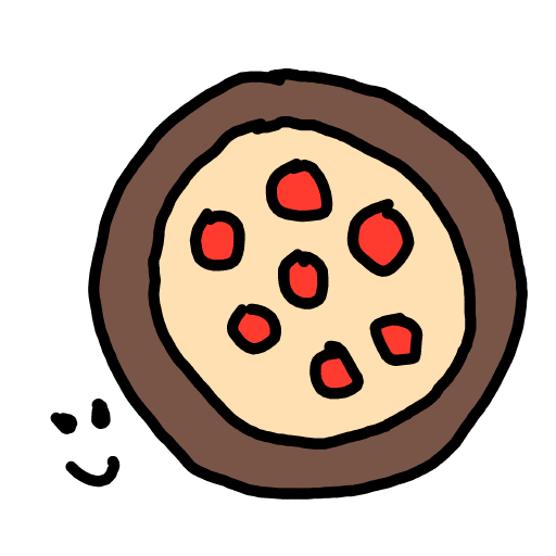 Pizza drawing by m11crowave