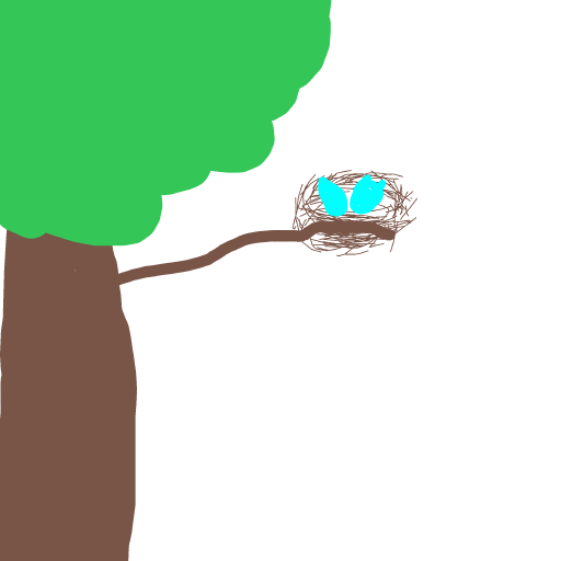 Nest drawing by Mr Doodles