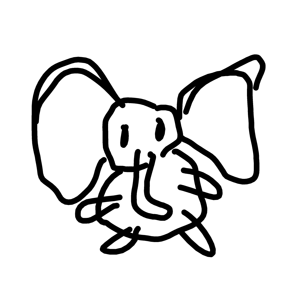 Dumbo drawing by draw-ivory-drawer