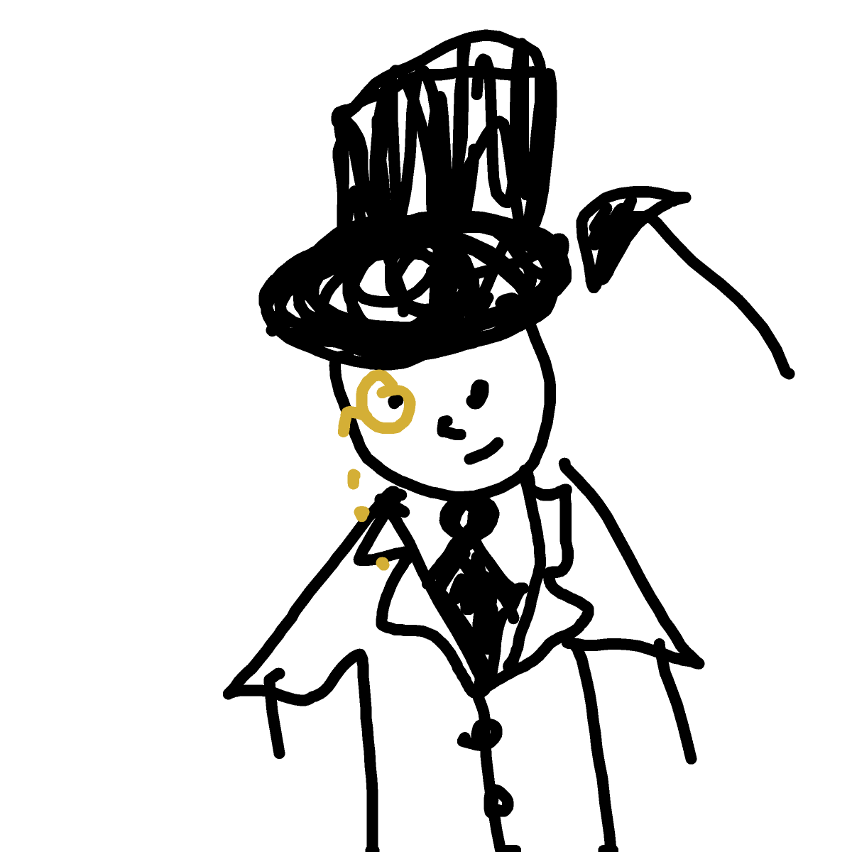 Top Hat drawing by princess fiona