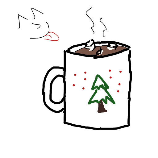 Hot Cocoa drawing by modernmammal