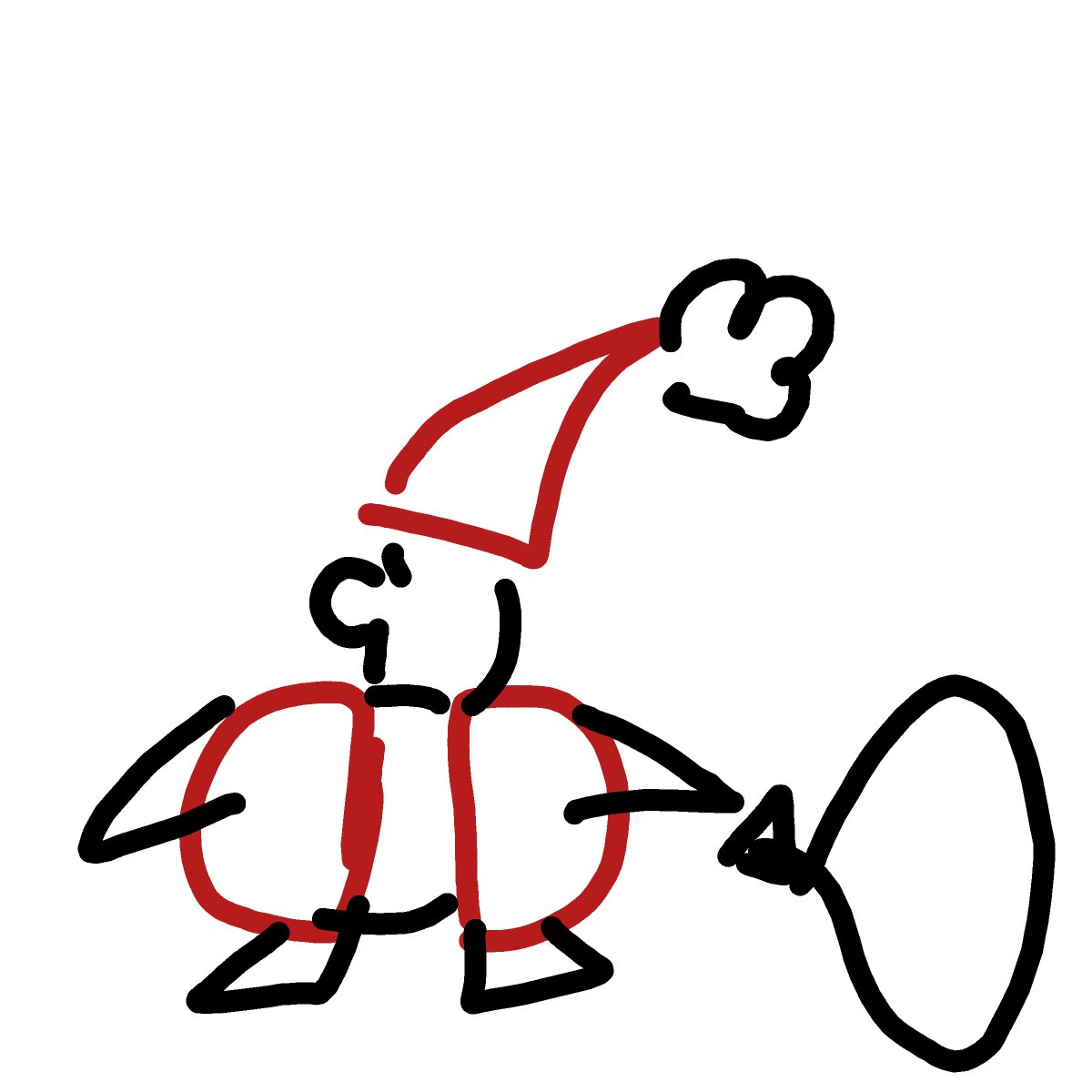 Santa drawing by poptown34