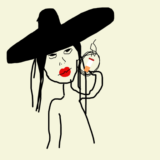 Cigarette drawing by flat-pure-drawer