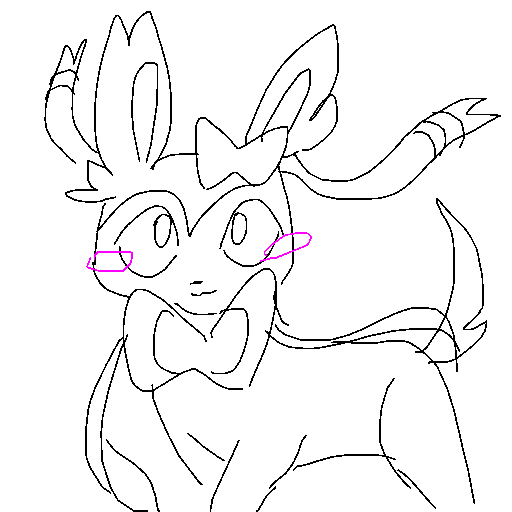 Sylveon drawing by nammy