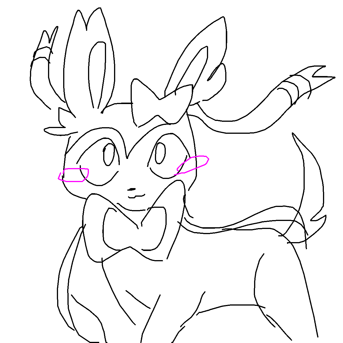 Sylveon drawing by nammy
