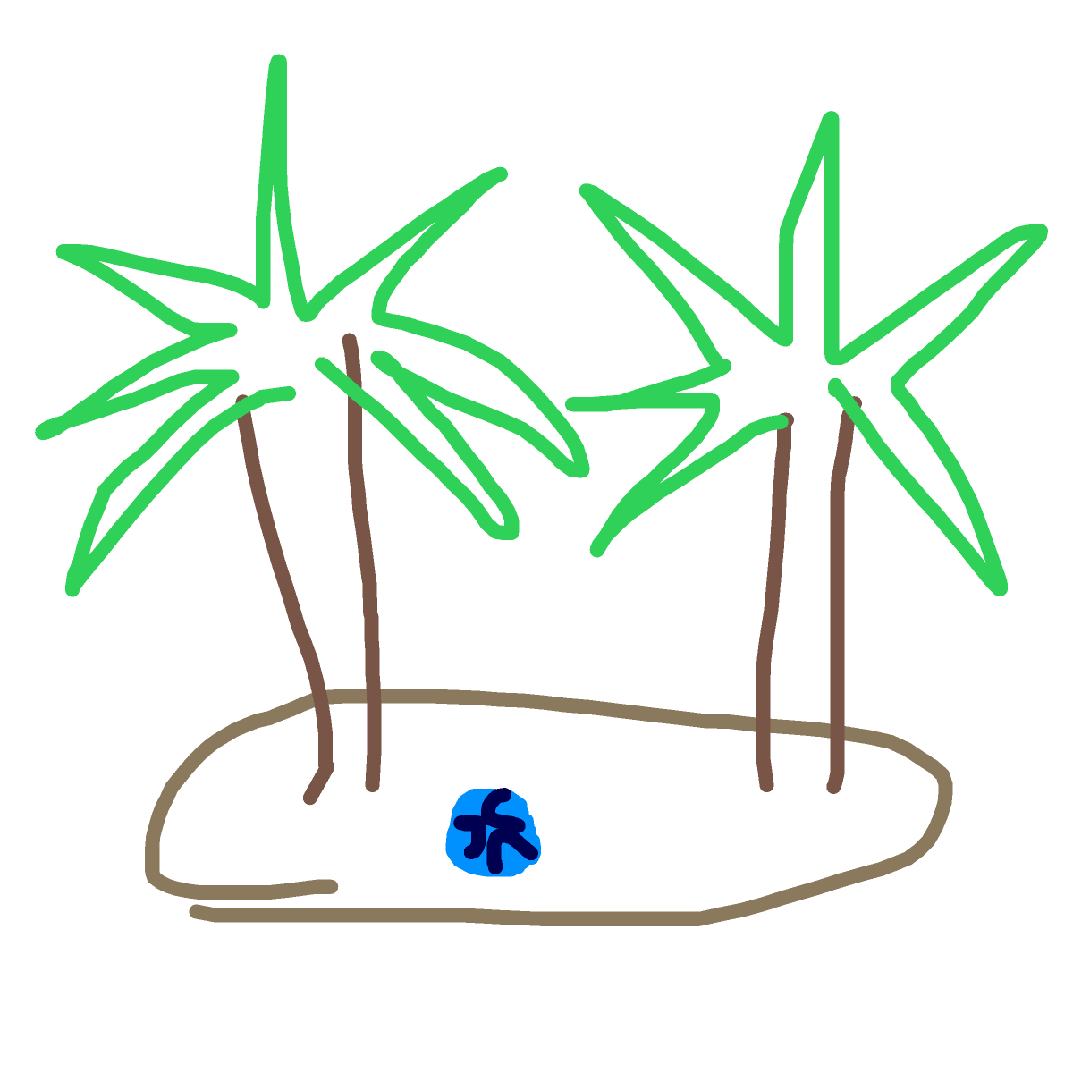Island drawing by hayley