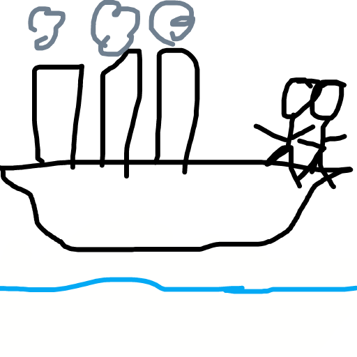 Titanic drawing by juju