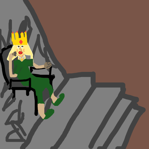 Throne drawing by el fardoni