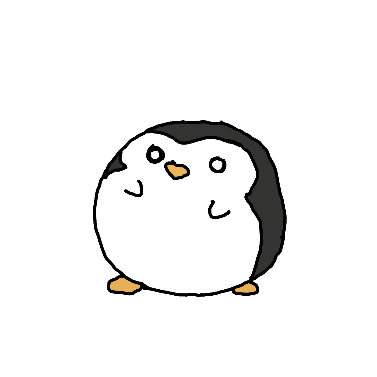 Penguin drawing by Guardianoflives