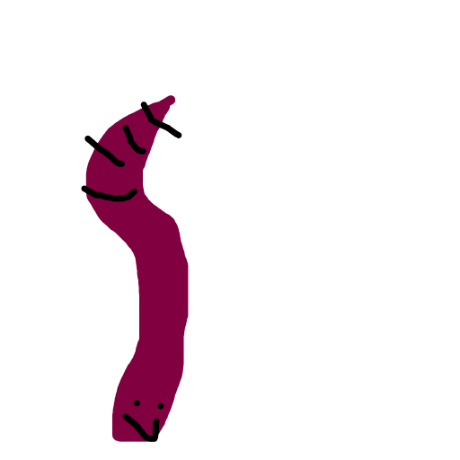 Worm drawing by cooldogcuh