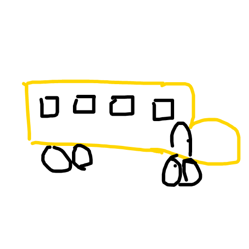 School Bus drawing by moofert doofert