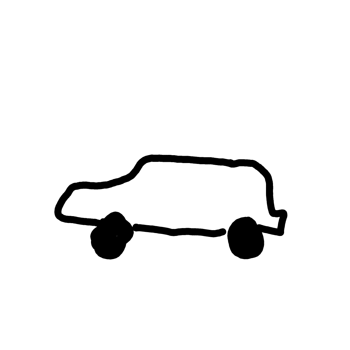 Car drawing by Guardianoflives