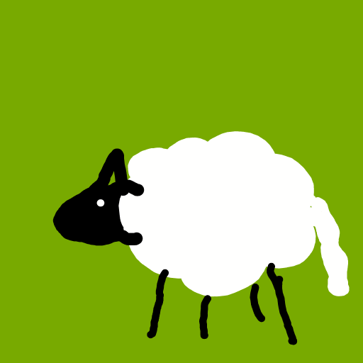 Sheep drawing by base-just-king
