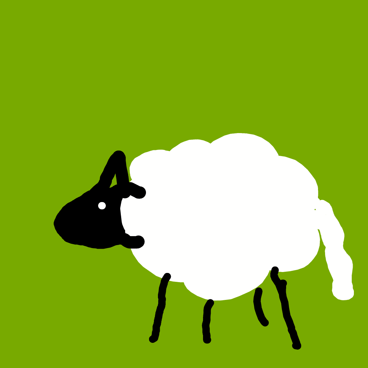Sheep drawing by base-just-king